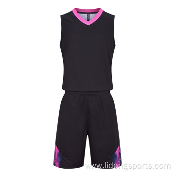 Sports Training Youth Team Basketball Uniforms Jersey Set